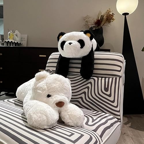 Vista 26 de Animales de peluche con peso de 4 libras, animales de peluche con peso de 24 pulgadas para adultos, lindo juguete de almohada de felpa suave