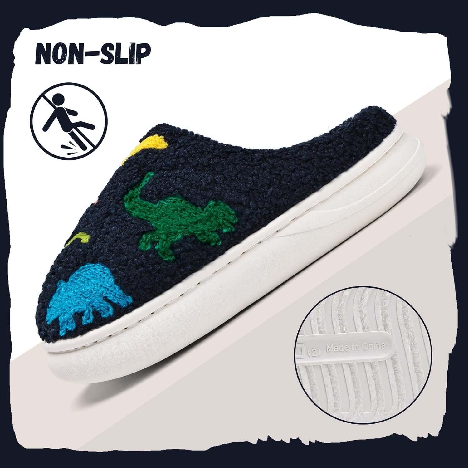 IceUnicorn Kids Slippers Boys Girls Warm Winter House Slippers Big Little Kids Non-Slip Soft Plush Memory Foam Home Shoes for Indoor Outdoor - Image 5