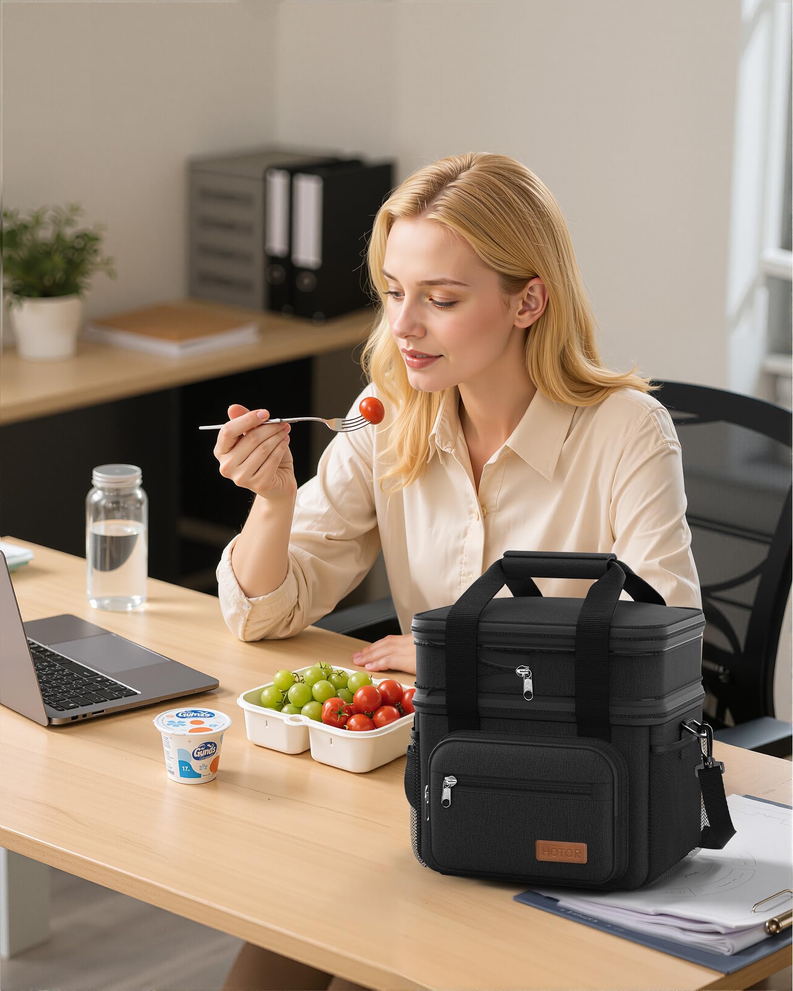 HOTOR Insulated Lunch Bag - Keep Food Fresh! -7