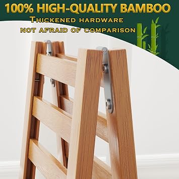 Bamboo Shoe Rack Organizer for Closet and Entryway - Space-Saving Narrow Shoe Stand - Versatile Shoe Holder for Door or Closet Shelf, Bedroom can Freely Stack DIY Small Shoe Racks 3 Tier Bamboo color