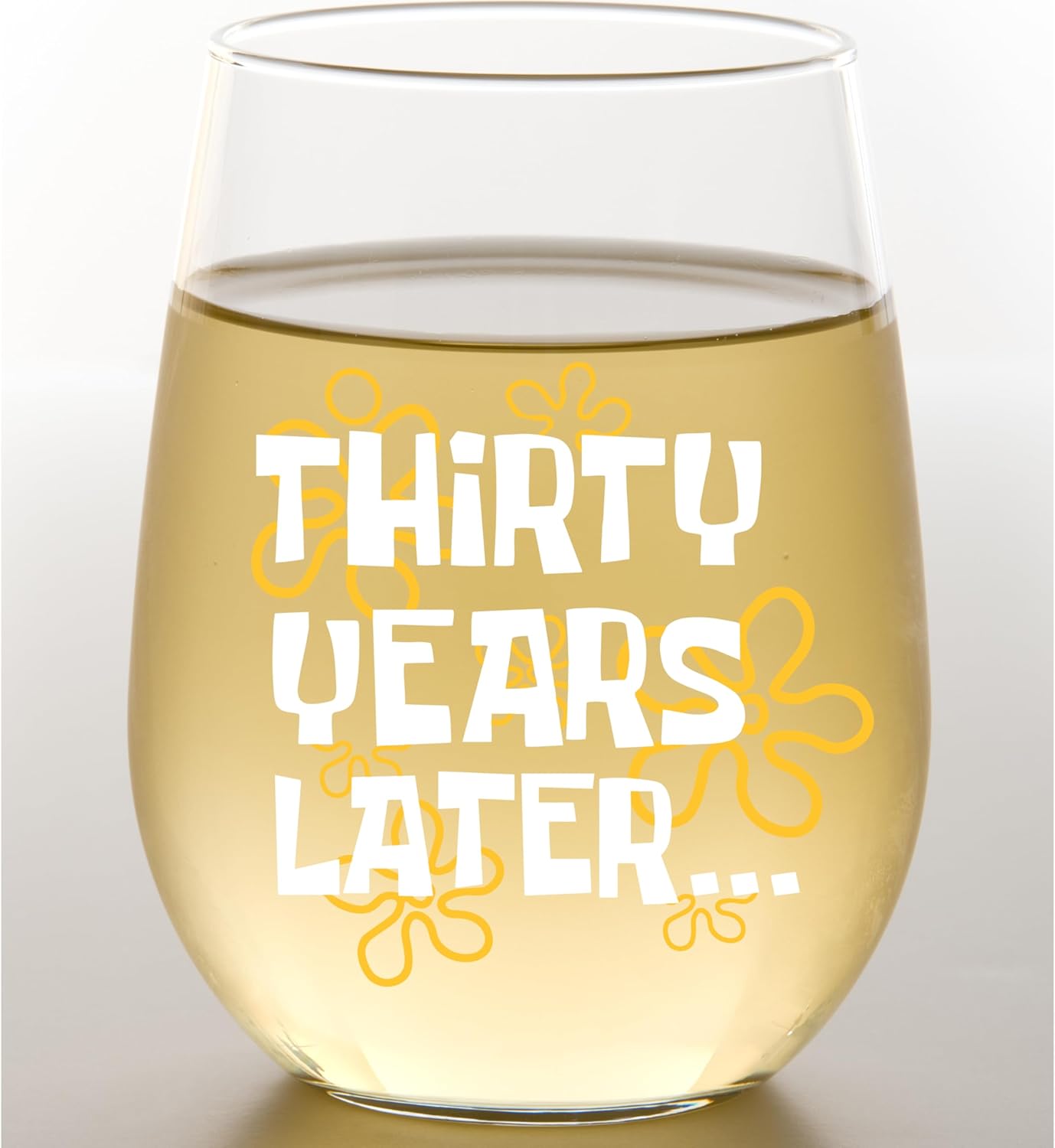 Funny 30th Birthday Wine Glass for Women – “30 Years Later” Design – 15oz Stemless Glass – Nostalgic Gift for Her, Retirement Present, Best Friend or Wine Lover Gift - Image 6