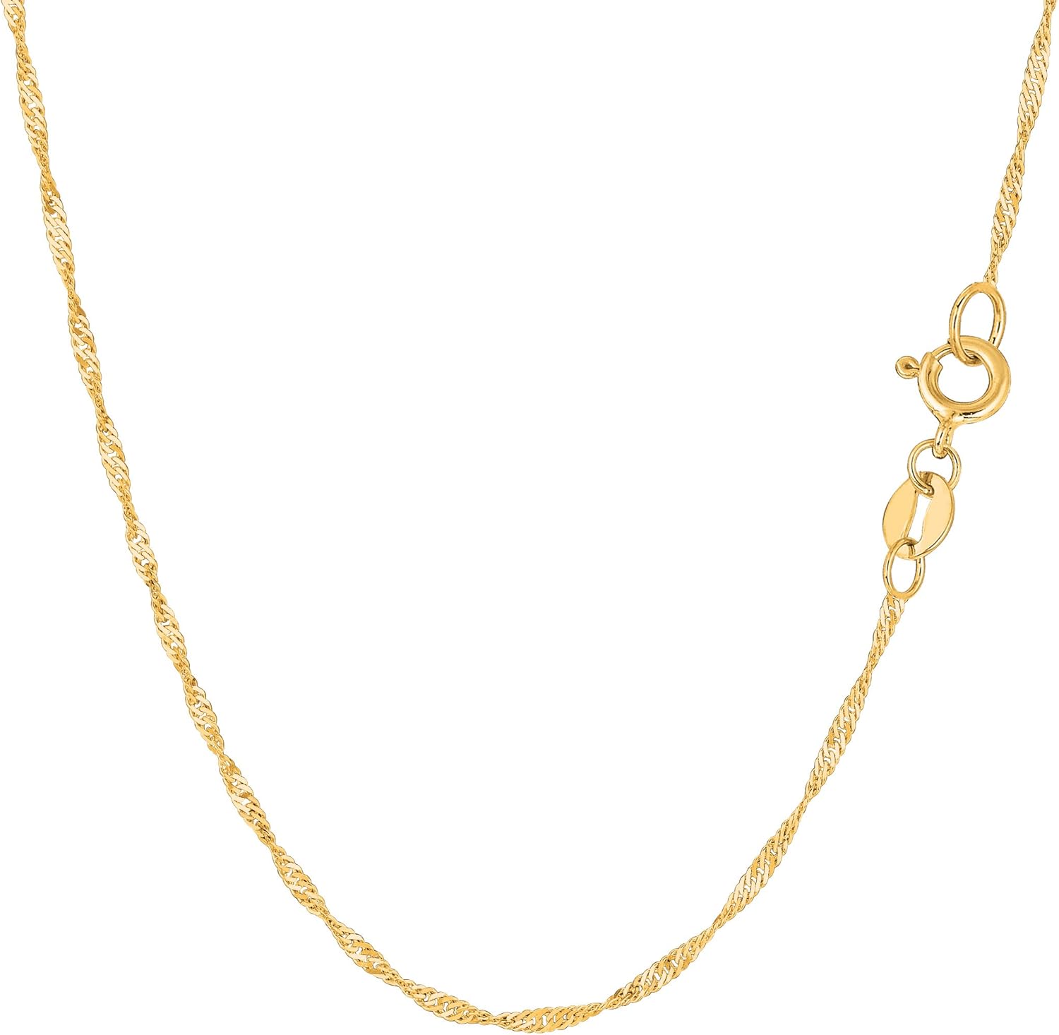 14k gold singapore chain Clearance