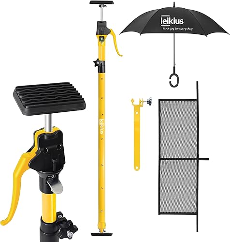 Leikius Cargo Bar,Truck Bed Bar Adjustable from 40-79", Heavy Duty Steel Stabilizer Bar Bearing 230LB,Truck Load Bar Stop Sliding for Pickup Truck Bed,Come with 1 Divider,1 Net,1 Umbrella