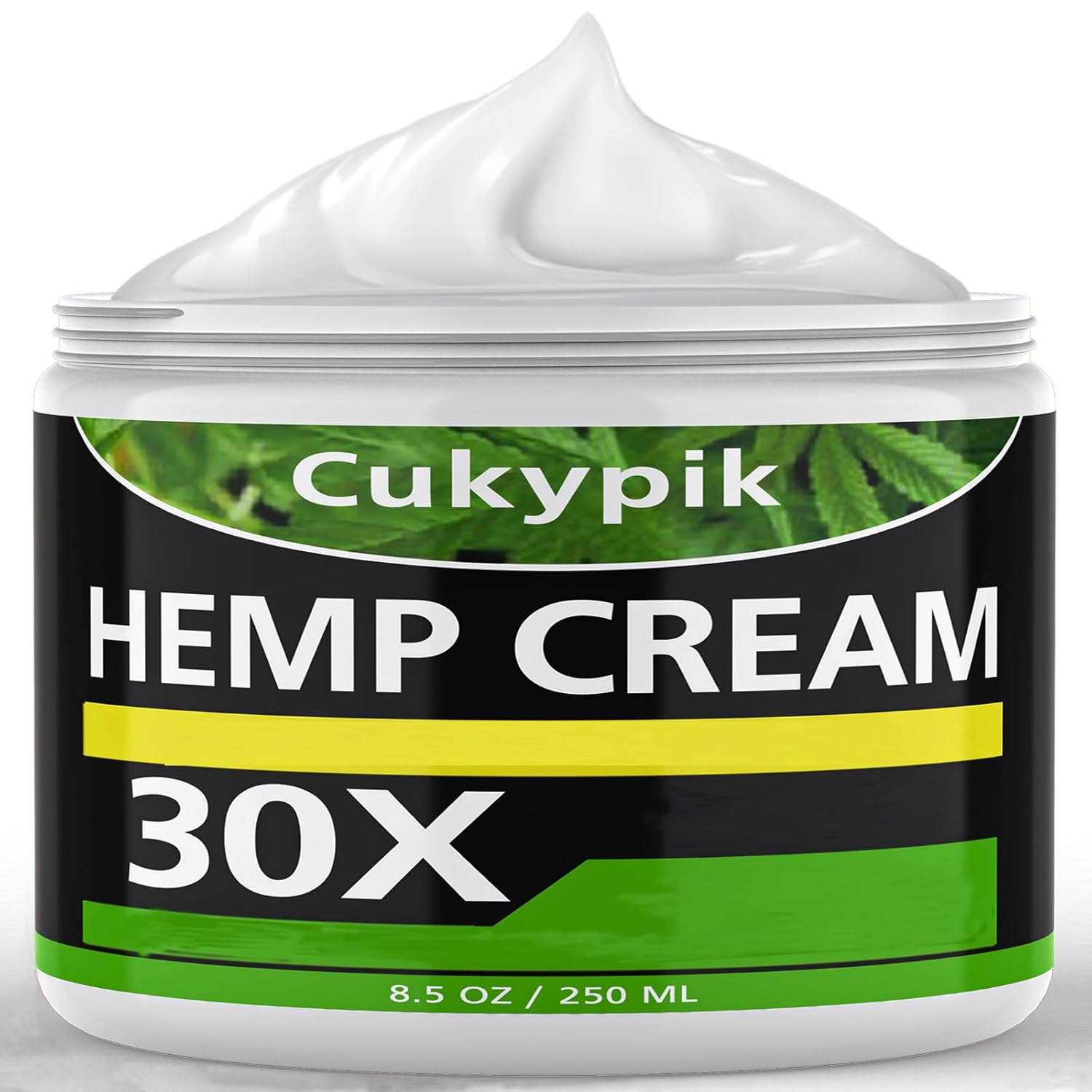 Hemp Cream 8.5oz, Natural Soothing Topical Cream, with Arnica,MSM, Turmeric, Menthol, Aloe - Image 2