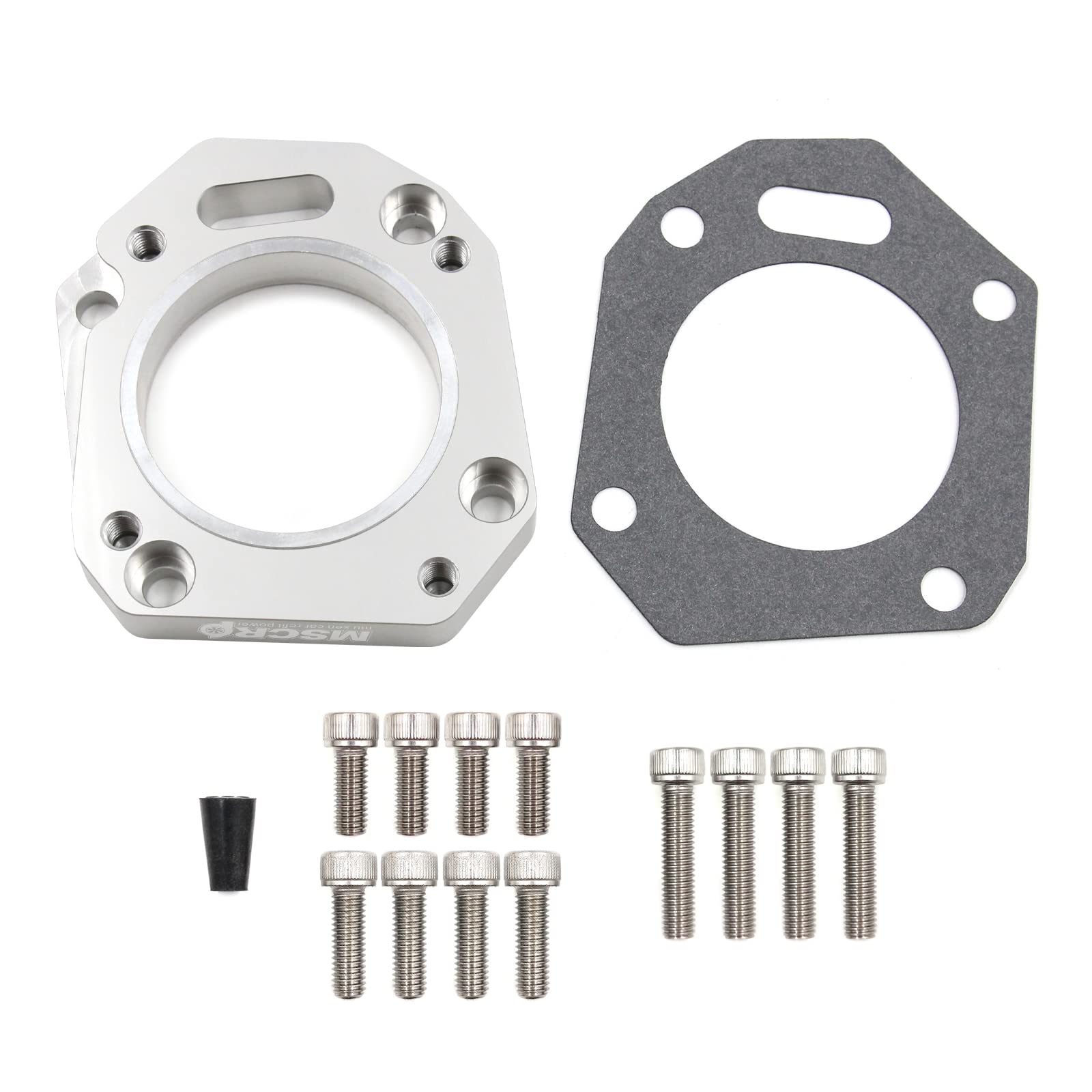 Amazon.com: MSCRP RBC/RRC Dual Throttle Body Adapter 62mm 70mm For