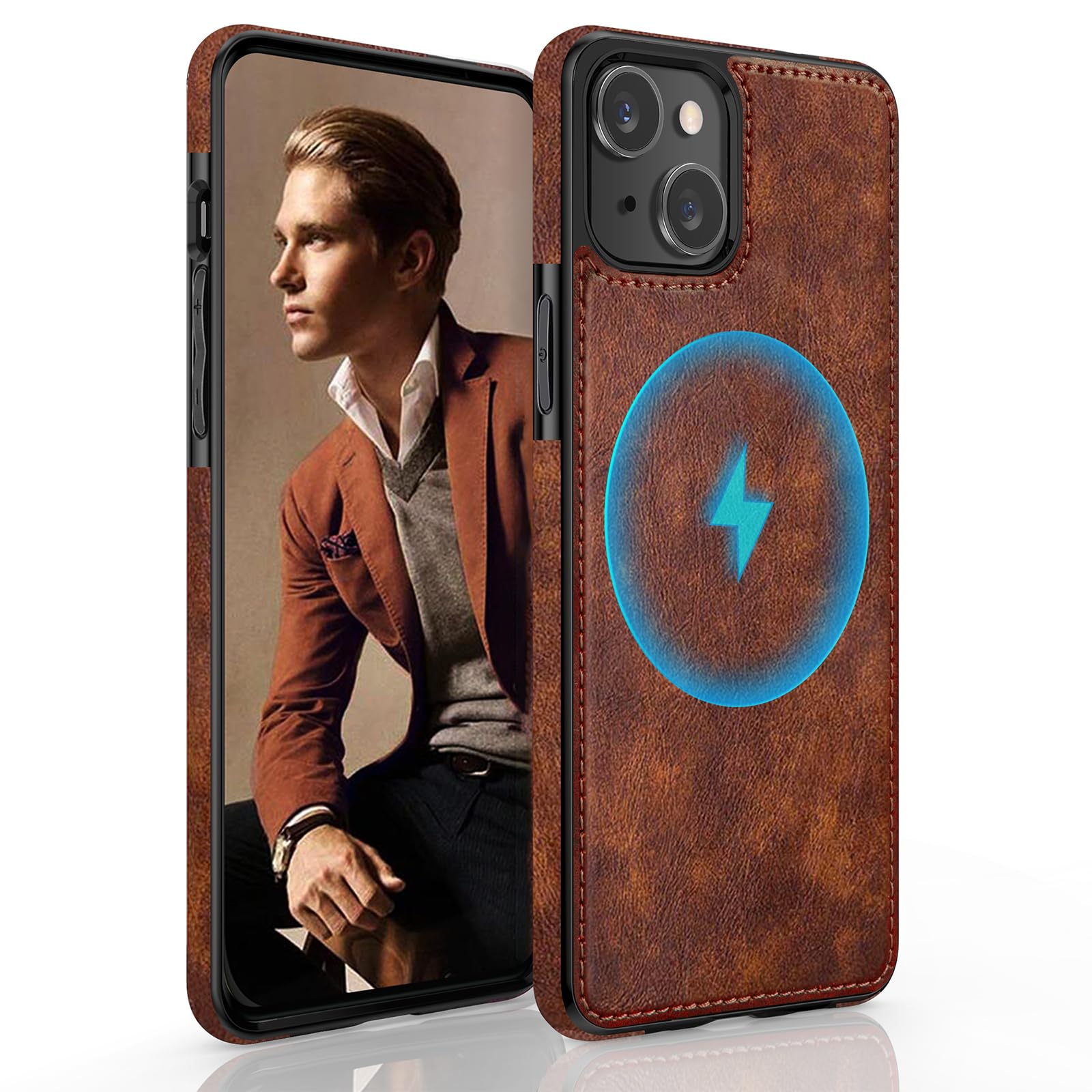 Amazon.com: LOHASIC for iPhone 14 Pro Leather Case, Compatible