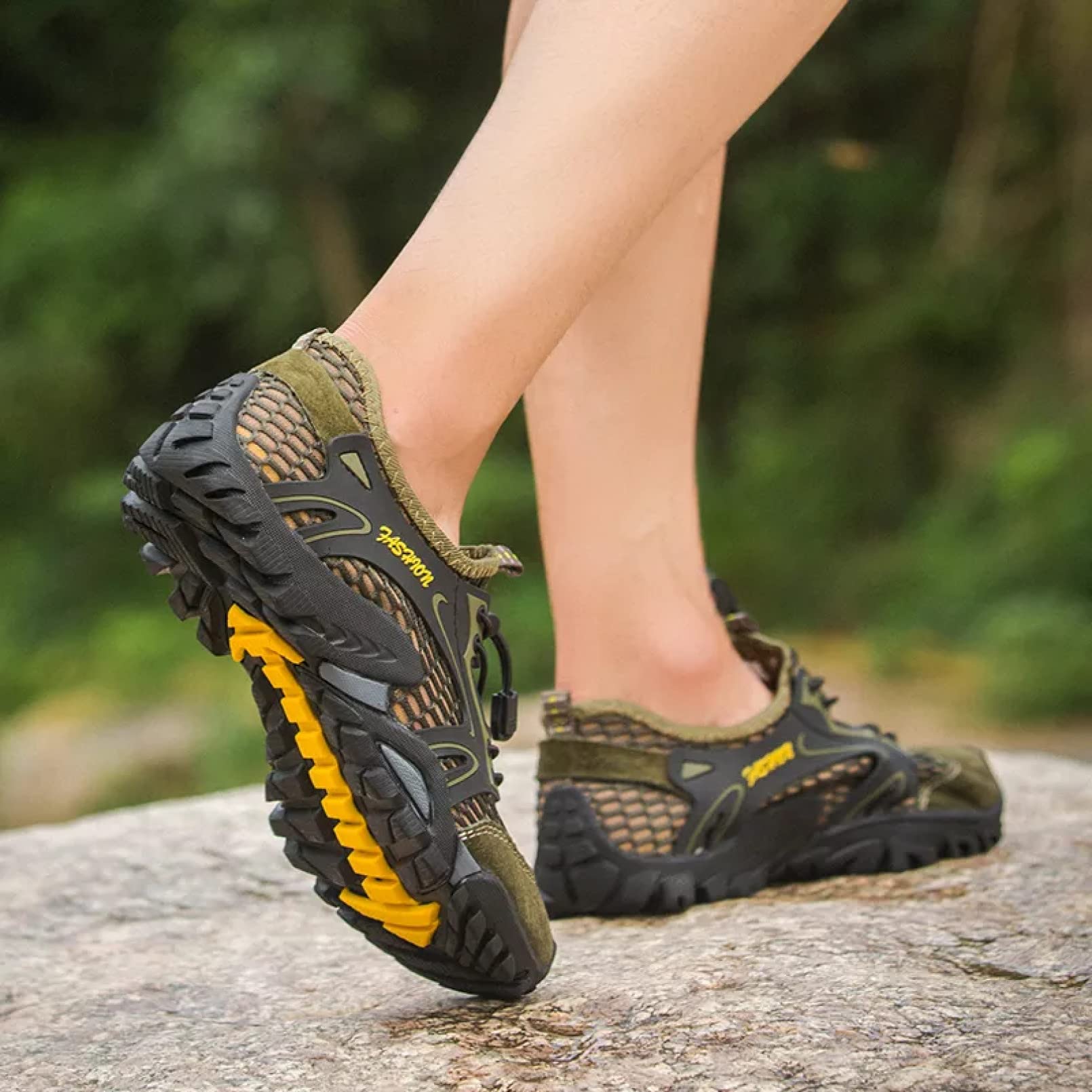 Herren Aquaschuhe Große Größe 46 47 48 49 50 Wanderschuhe rutschfeste Angelwasserschuhe