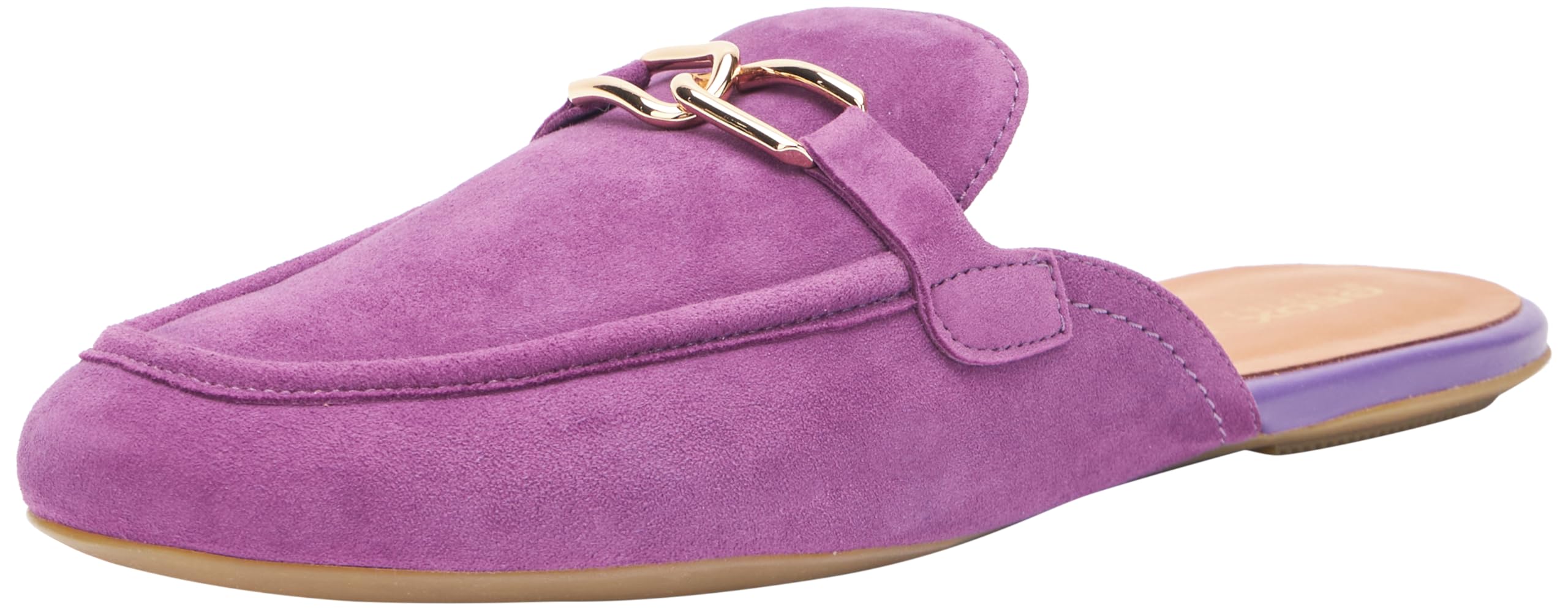 Geox Girls' D Palmaria C Loafer Flat, Purple, 41 EU