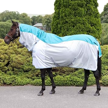 Ventomasta Waterproof Combo Fly Rug   Mesh Lower, Breathable, UPF Protection