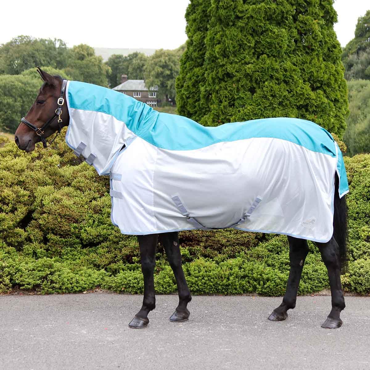 Ventomasta Waterproof Combo Fly Rug – Mesh Lower, Breathable, UPF Protection