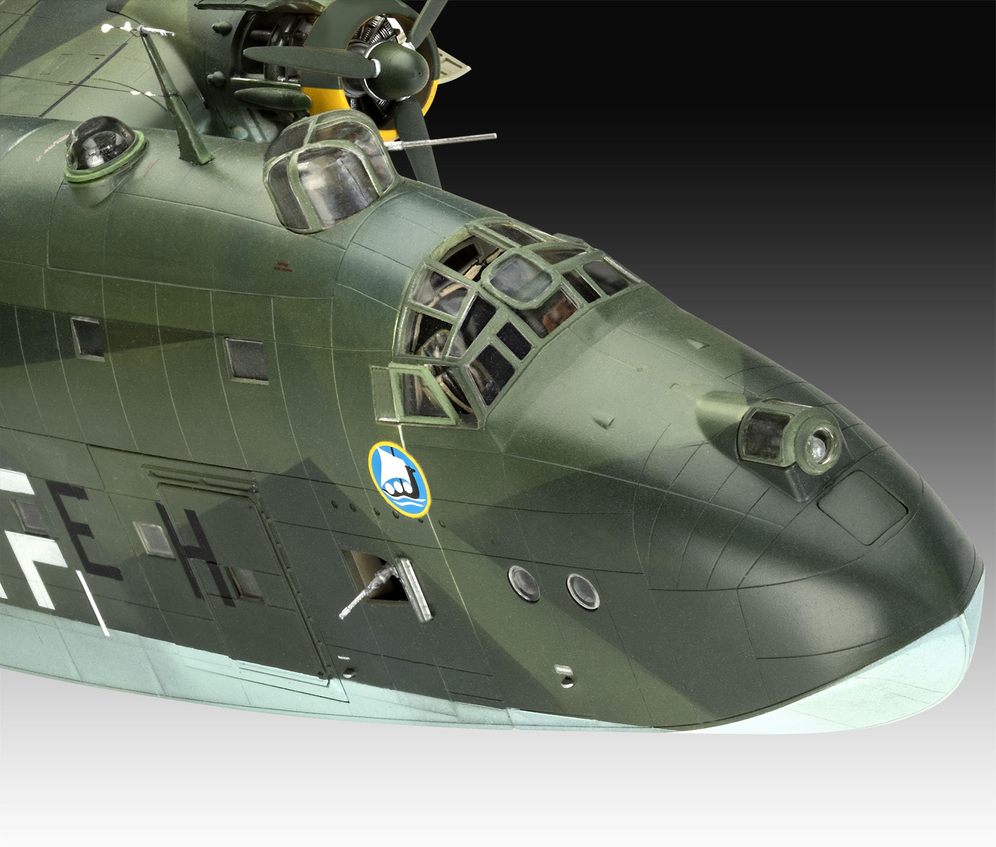 Revell 03792 Blohm & Voss BV222 - Kit modellino aeromobile in plastica non costruita/non verniciata, scala 1:72