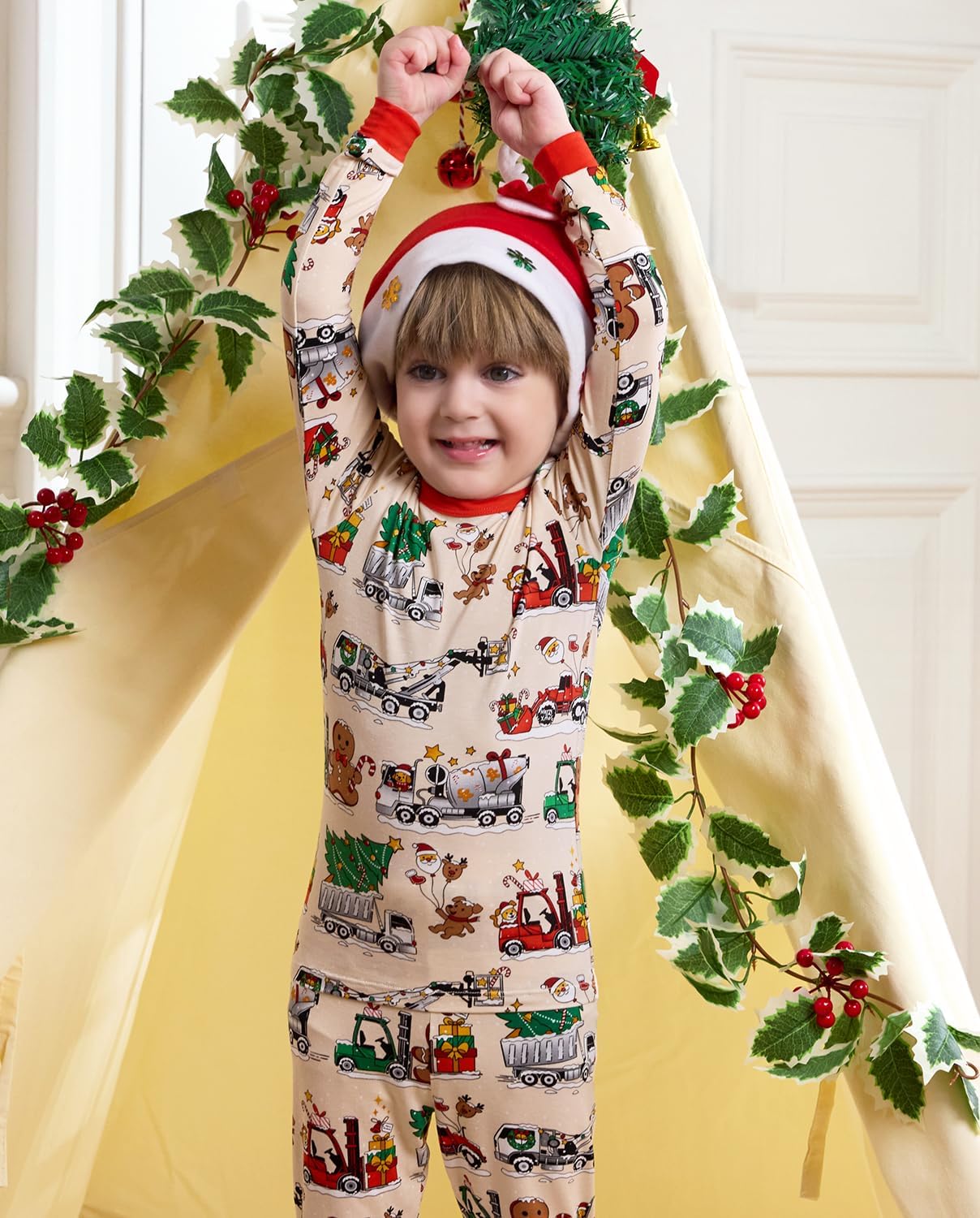 Bamboo Viscose Toddler Pajamas Boys Girls Baby 12M-8Y Pjs Sets Kids Snug fit 2pcs Long-Sleeve Sleepwear - Image 7