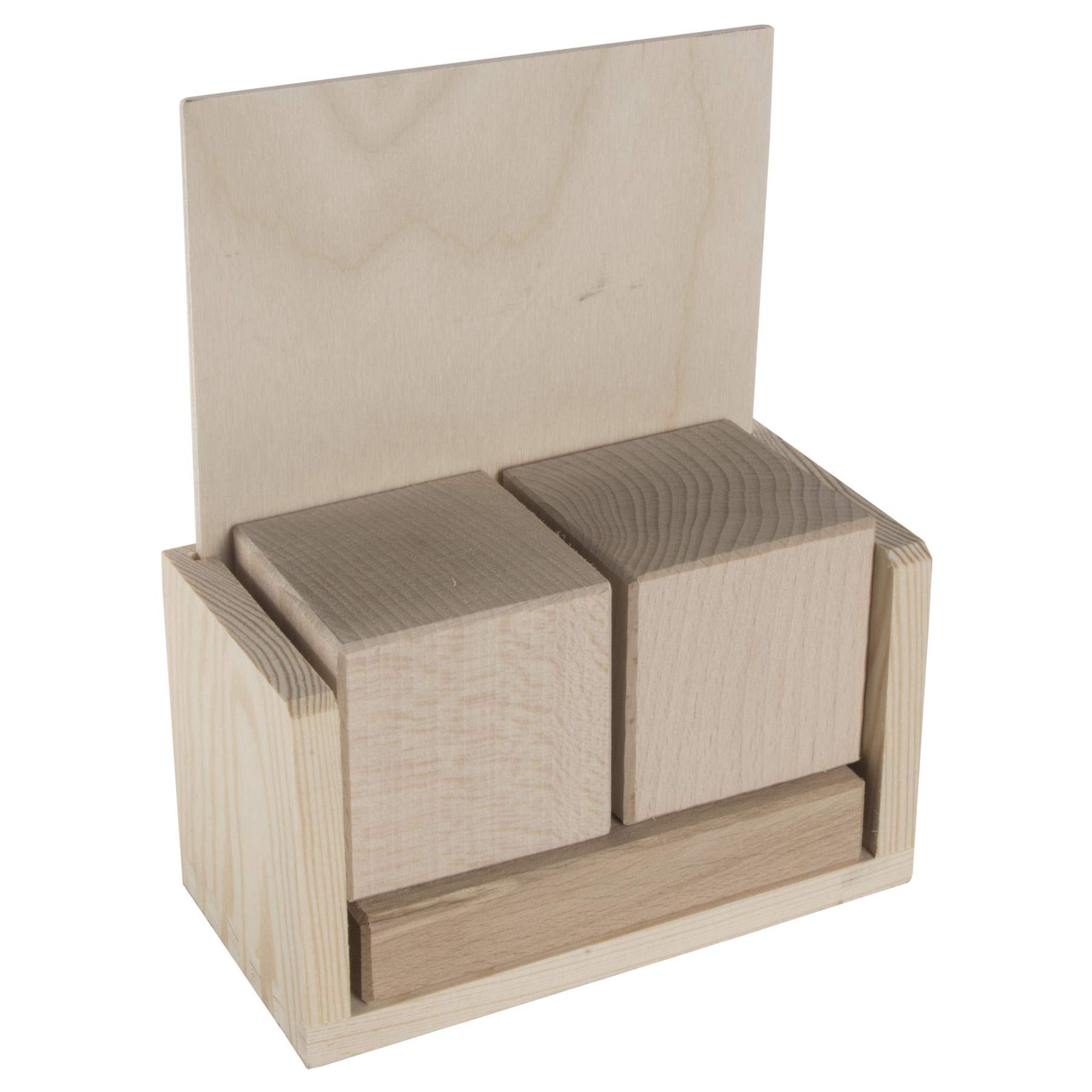 Wooden Blank Desk Perpetual Block Calendar / To Decorate Craft Creative Kids DIY