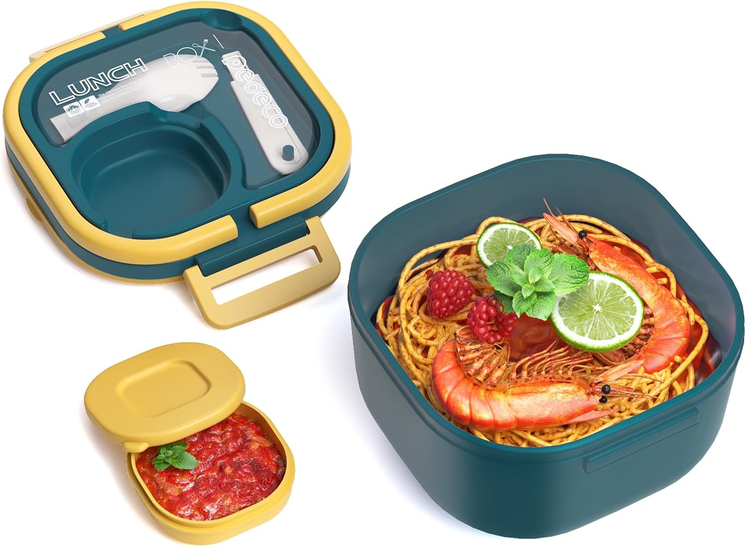 Plastic Single Bento Box(Blue)