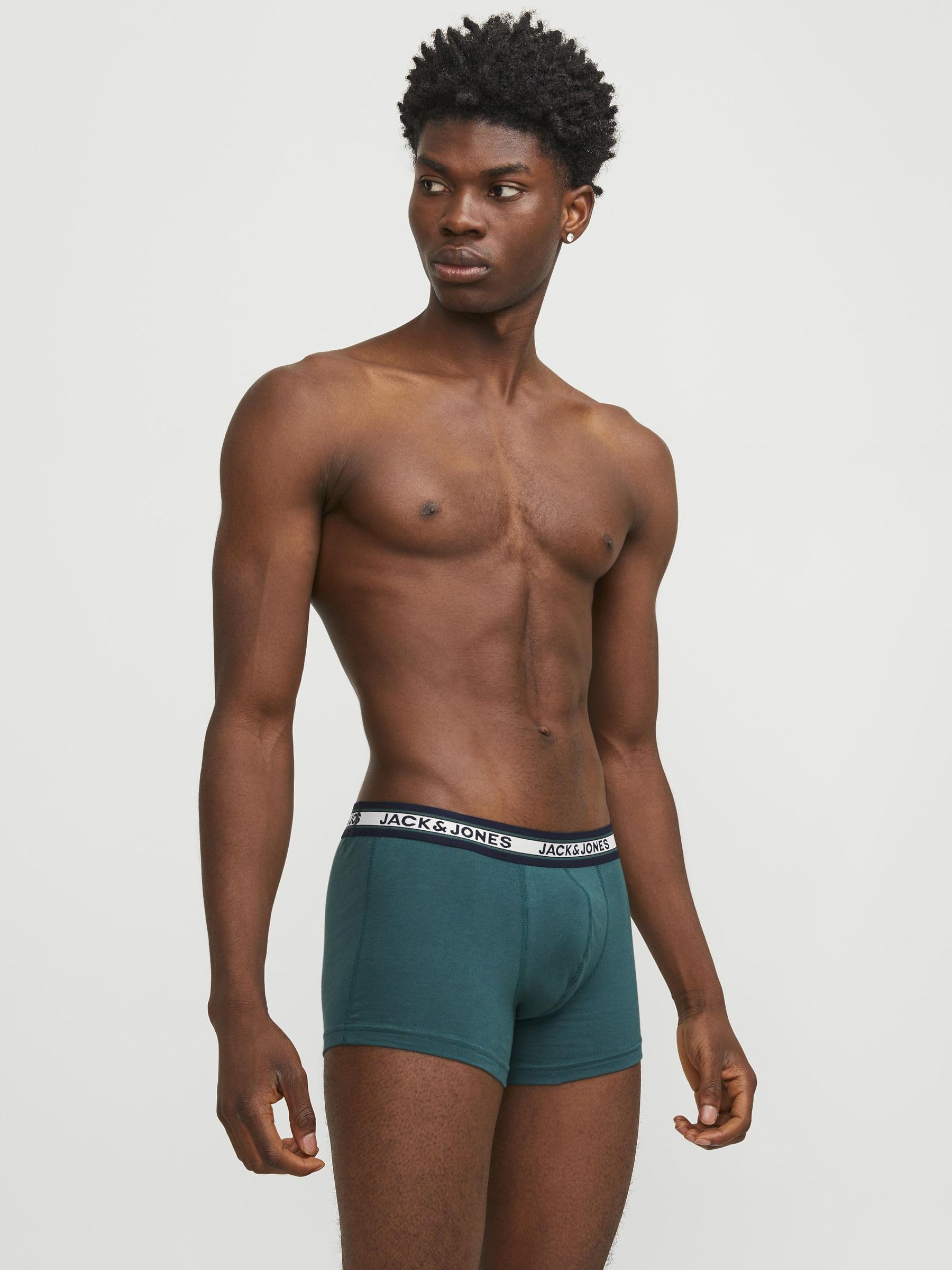 JACK & JONES Bokserki męskie (10 sztuk), szary, S