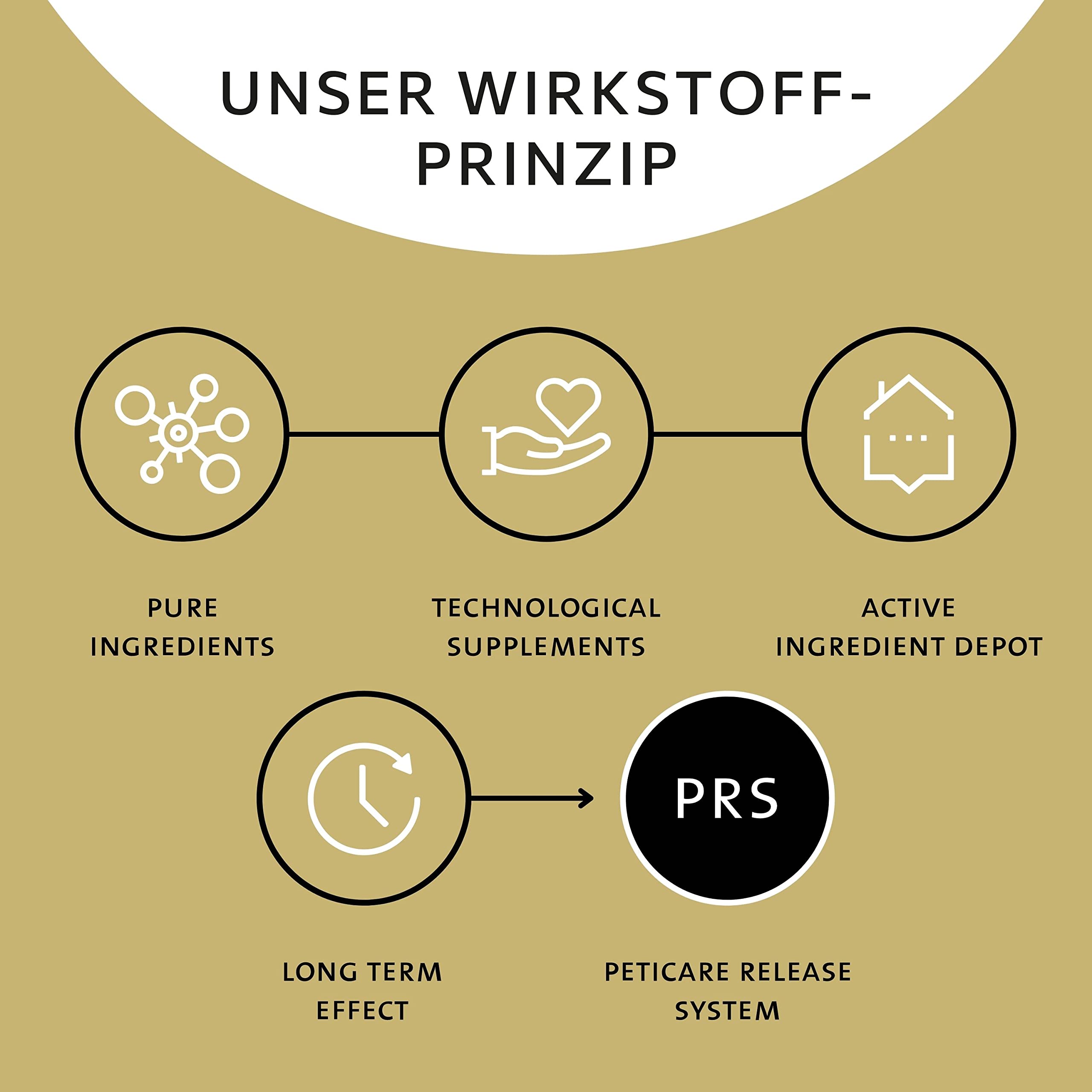 Peticare Spezial Mittel für Pferde | gegen Mauke Raspe Fesselekzem | lindert Verhärten, Austrocknen, fördert Regenerationsprozess | einzigartiges PRS® System für Lange Wirkung – petHorse Health 2006