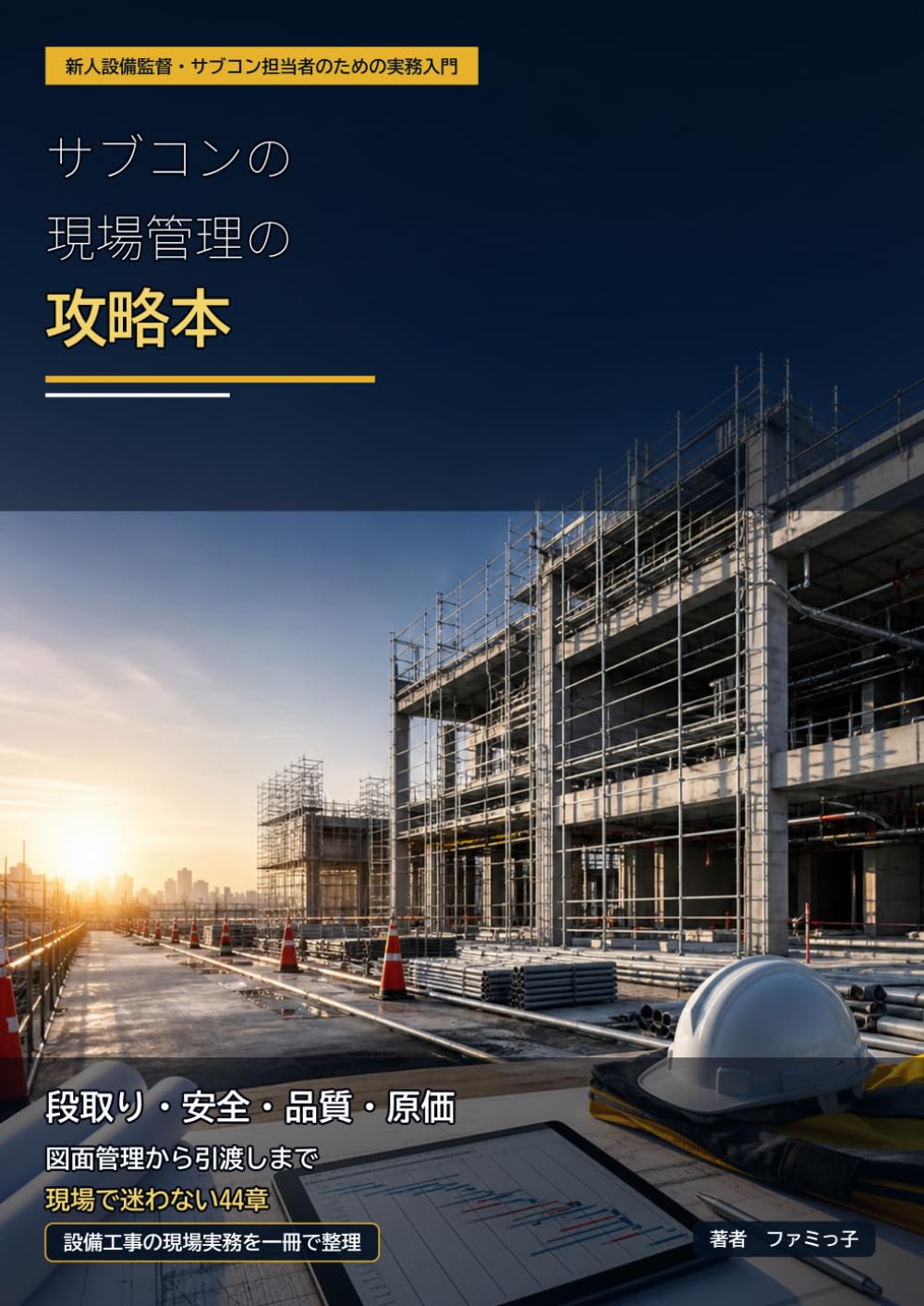 サブコンの現場管理の攻略本: 新人設備監督・サブコン担当者のための段取り・安全・品質・原価の実務入門