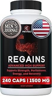 HGH Supplements for Men & Women - Regains Natural Anabolic Muscle Growth Building & Human Growth Hormone for Men, Muscle Builder for Men, Muscle Recovery Post Workout Supplement, 240 Protein Pills