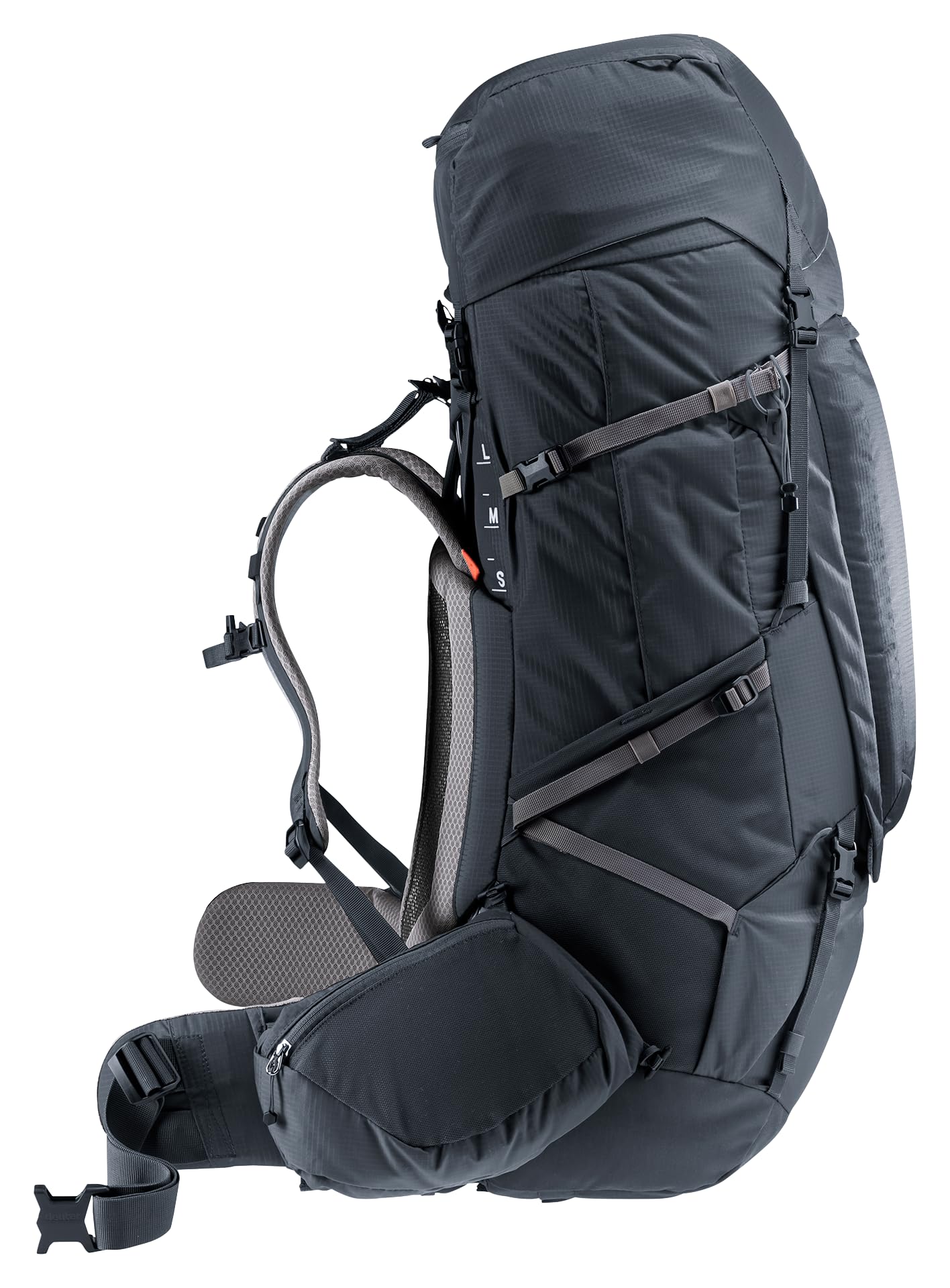 deuter Aircontact Pro 85+10 plecak trekkingowy, Kolor: czarny, 85+10 L, Minimalistyczny