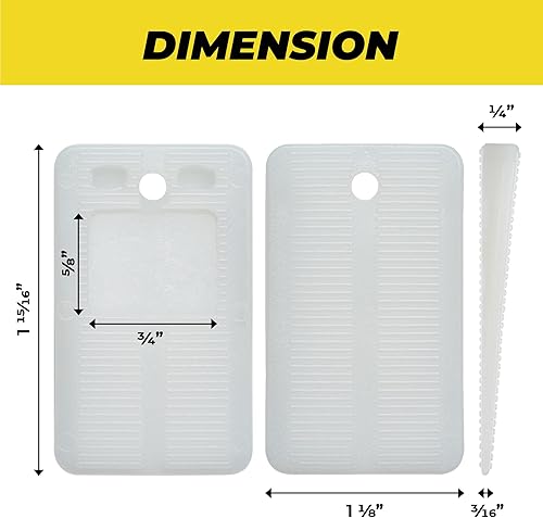 Miniatura 3 de Qualihome Cuñas de plástico de nailon para nivelar cuñas de plástico transparente para muebles del hogar inodoro cama cuñas de mesa de restaurante