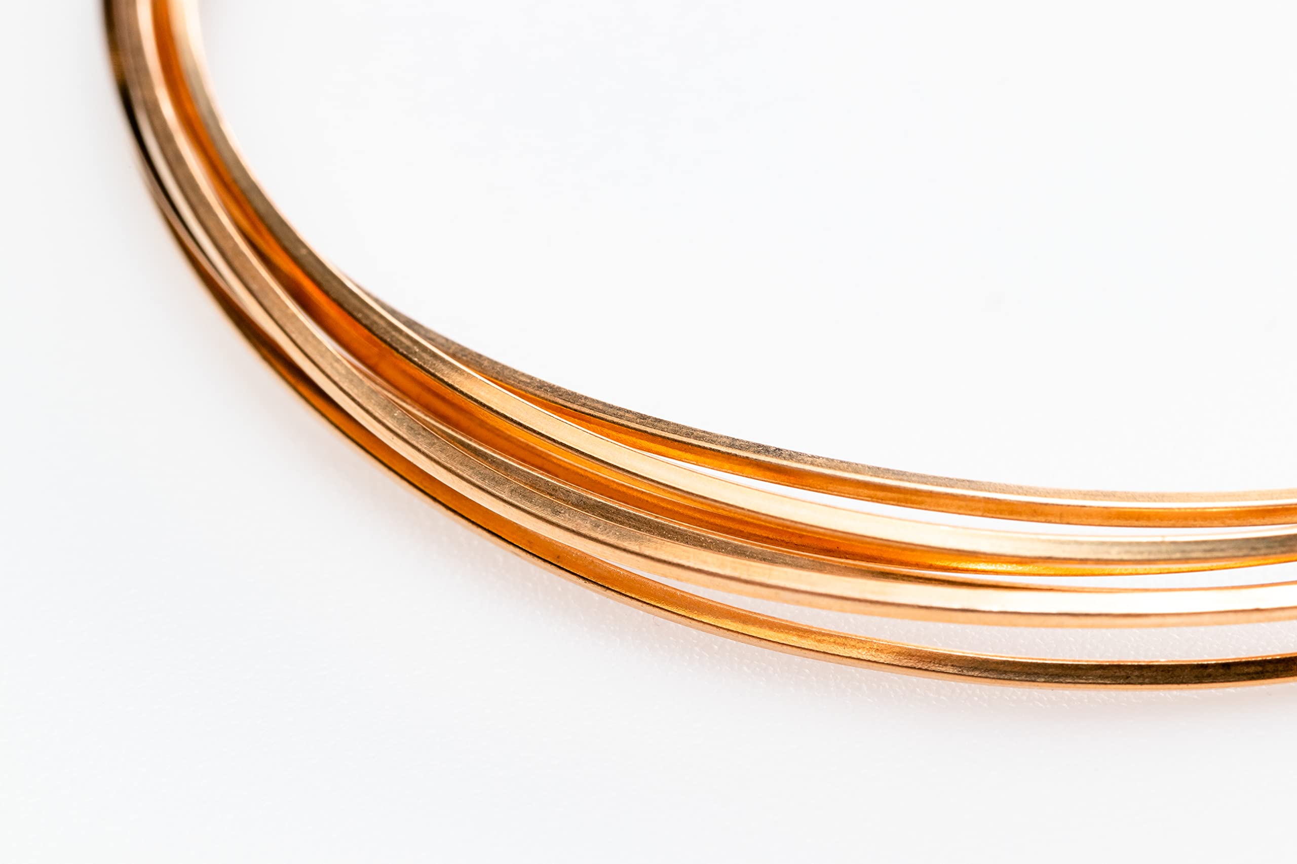 Alambre de calibre 20, relleno de oro amarillo 14/20, cuadrado, suave – 10 pies de Craft Wire