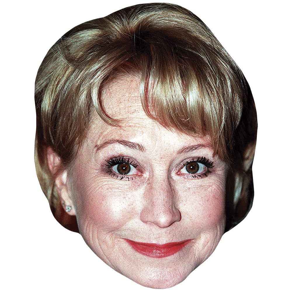 Felicity Kendal (Young) Big Head. Larger than life mask.