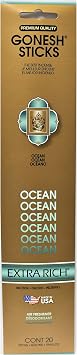 Indian Handicrafts Gonesh Stick Ocean Set of 8 incenses, Multi