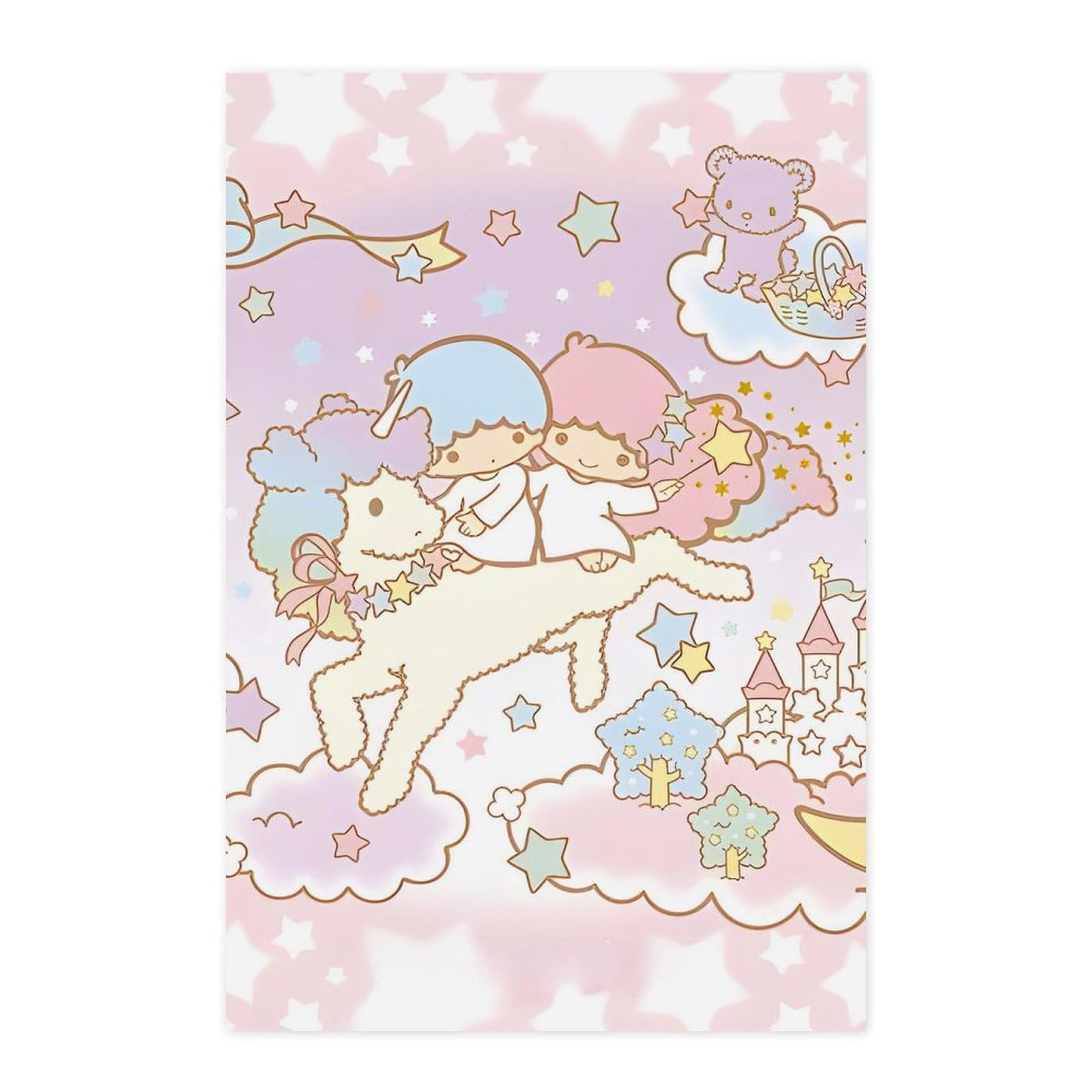 Amazon.co.jp: リトルツインスターズ キキララ ポスター 絵画