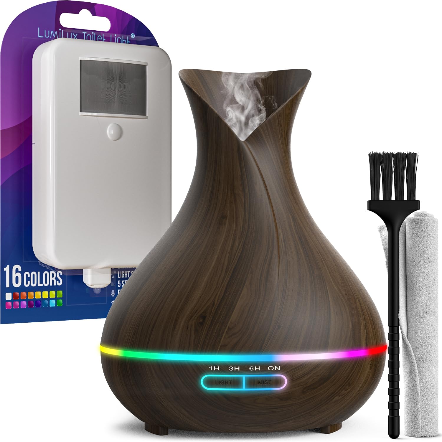 Everlasting ComfortLumiLux Toilet Light Essential Oil Diffuser - Transform Your Space with Light and Aroma