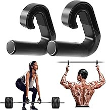 Neutral Grip Handles for Pull Up: Ergonomic Portable Hooks for Barbell Row Deadlift Resistant Bands for Home Gym Fitness Enthusiasts