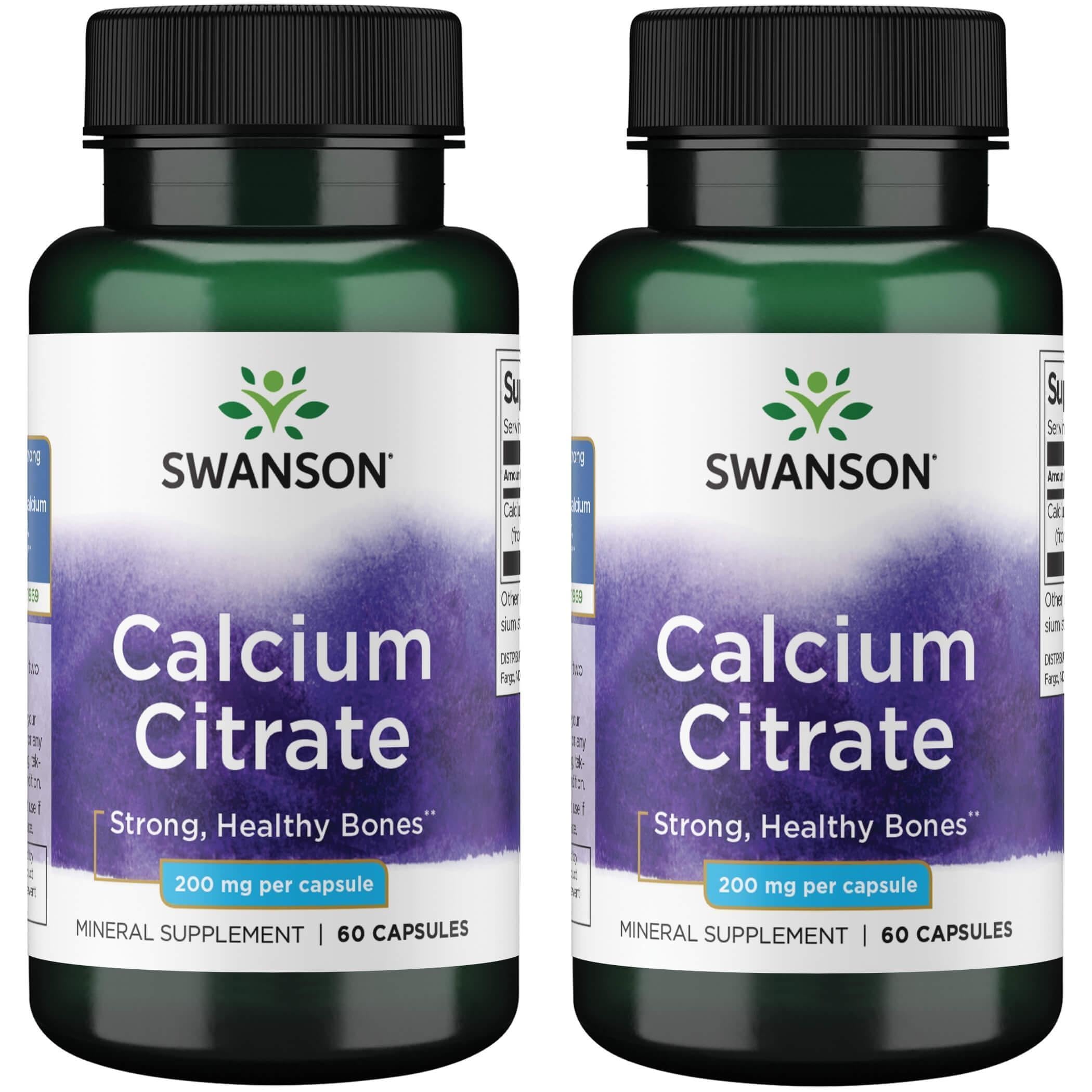 Helps Build and Support Strong Bones, a Highly Absorbable Form of Calcium, Essential for Heart, Muscle and Nerve Function 60 Count (Pack of 2)
