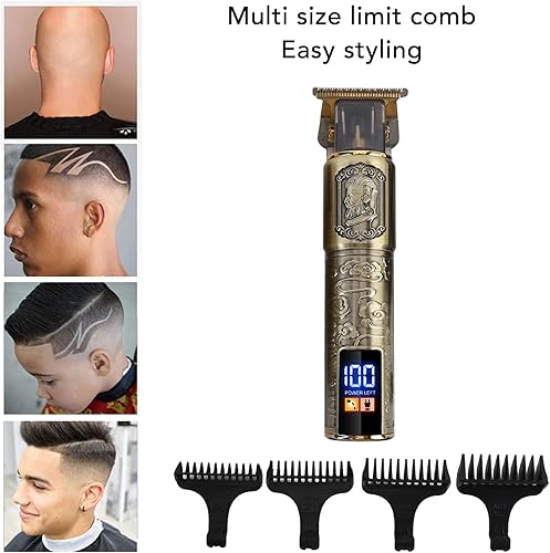 Miniatura 3 de Brrnoo Afeitadoras eléctricas de papel de aluminio para hombres, recortadora de barba, kit de afeitado, recortadora de pelo, afeitadoras de cabeza