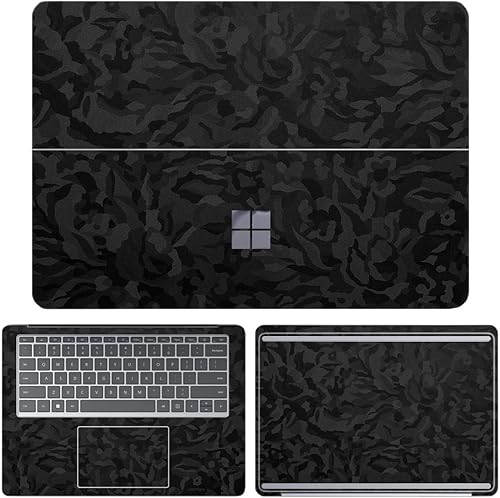 Vista 21 de SopiGuard Adhesivo para Microsoft Surface Laptop Studio 2021, envoltura de vinilo de borde a borde, incluye parte superior, teclado, paneles