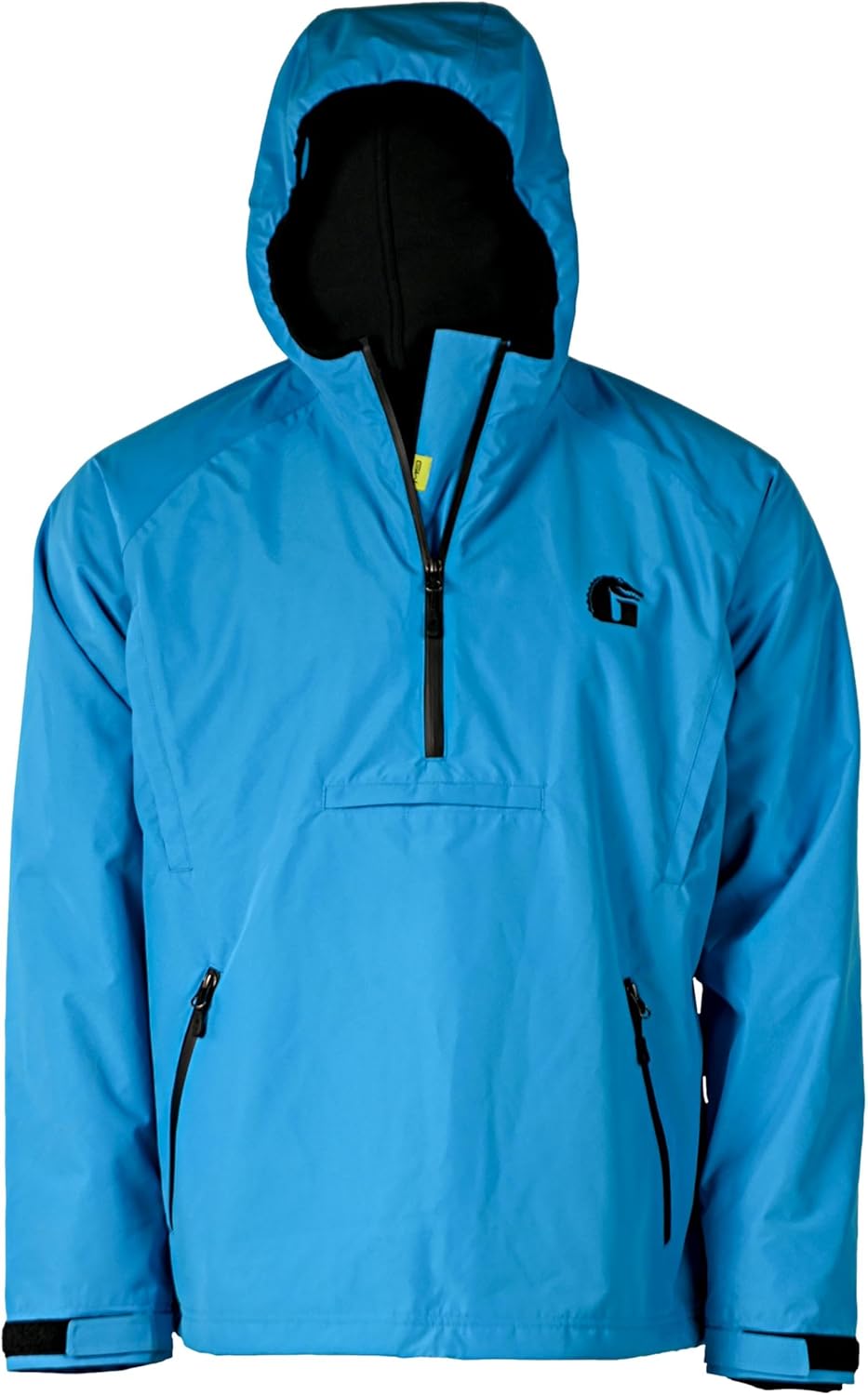 Gator Waders Mens 1/2 Zip Bog Hoodie - Waterproof Windproof Hunting & Offroad Wader Jacket - Comfortable Coral Fleece Lining