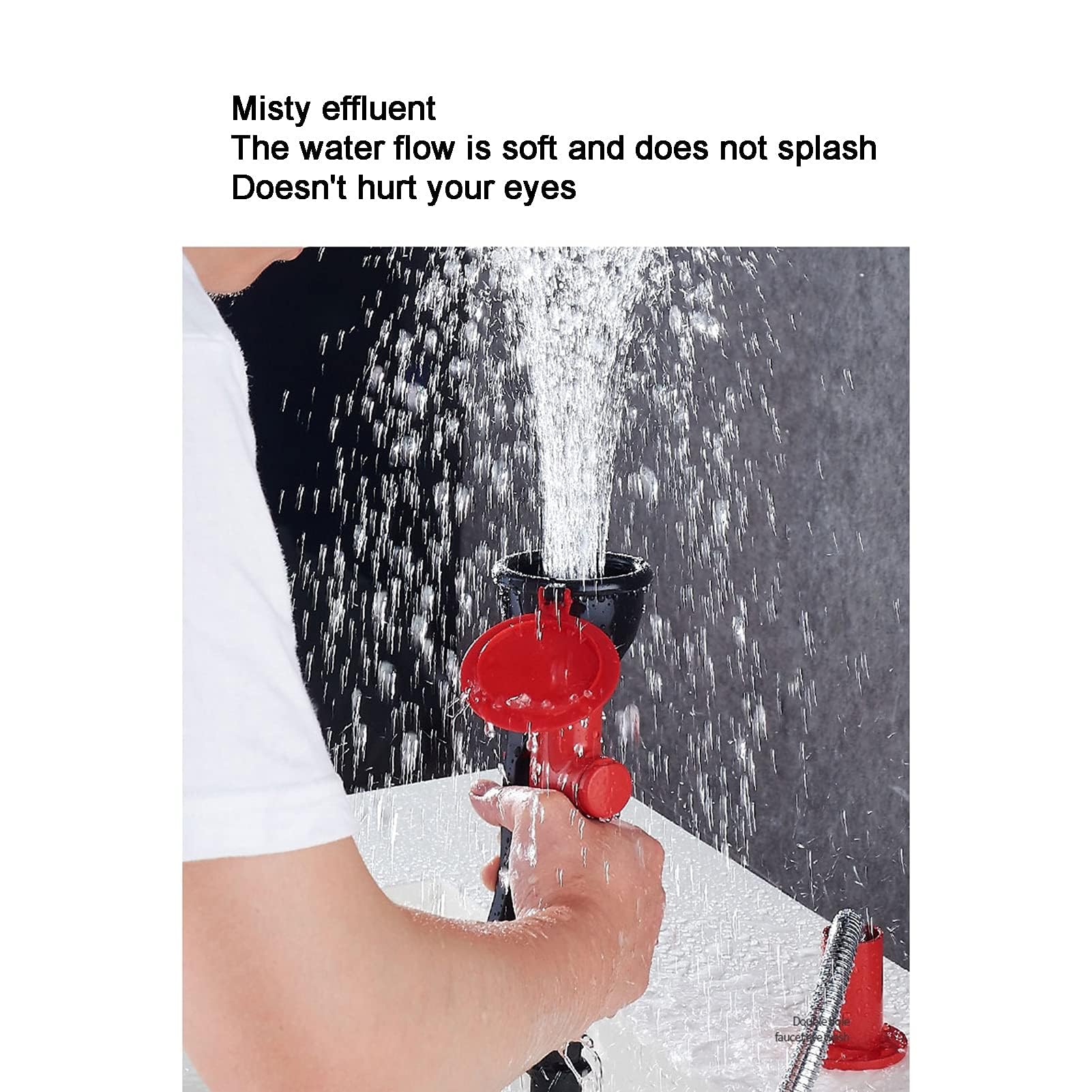Hand-Augenwaschstation, Notfall-Augenspülstation, Einzelkopf-Trockenschlauch-Augenspüldusche, industrielle Augenspüldusche, für Labor und Industrie