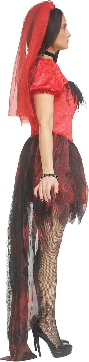 Fun World Womens Crimson Bride - Image 2