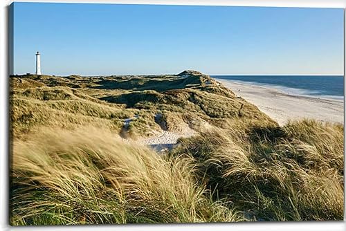Miniatura 6 de Drone aéreo disparó el faro de Phare des Baleines las ballenas en el sol, lienzo decorativo para pared, cuadros para dormitorio, decoración de pared