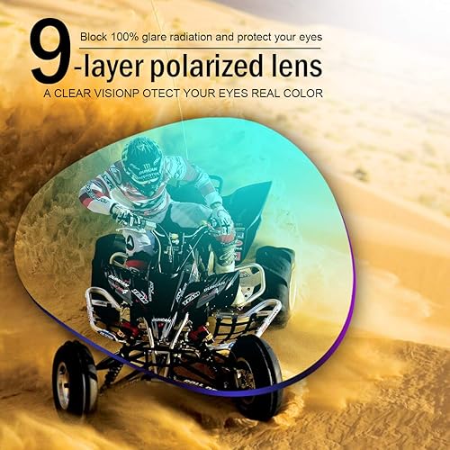 Miniatura 6 de YIMI Gafas de sol fotocrómicas polarizadas para hombre, para deportes al aire libre, conducción y ciclismo, antideslumbrante, UV400, gafas ligeras