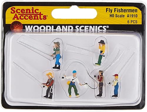Miniatura 2 de Woodland Scenics Escala HO Scenic Acentos cifrasGente Set volar los Pescadores 6