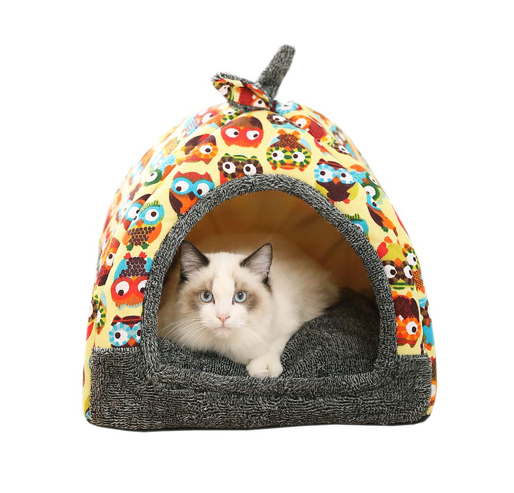 CMBSSTFC Forniture per Animali Domestici Letto in Grotta/per Cani di Piccola Taglia, Gatti, Lavabile e Pieghevole (Ombrello)