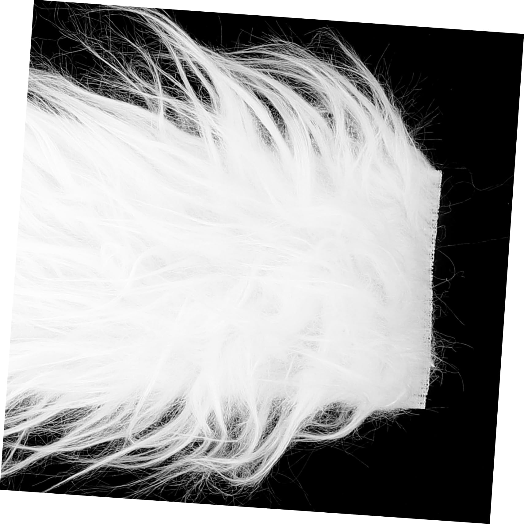 Nastro In Pelliccia Sintetica Bianco 150 Cm - Per Decorazioni Natalizie, Barba Per Gnomi, Fai Da Te | Morbido E Soffice