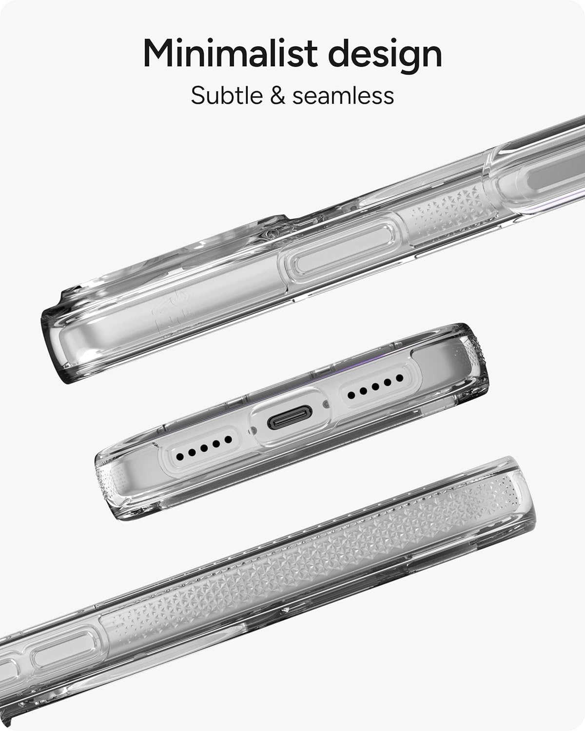ZAGG Crystal Palace Case with Kickstand for iPhone 17 Pro - Clear, Drop Protection (13ft/4m), MagSafe Charging Compatible, ClearGuard Anti-Yellowing Technology, Scratch Resistant Phone Case