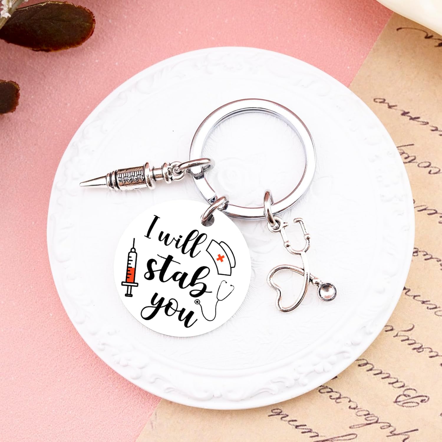 Medical Assistant Gifts Keychains Cool Gifts For Nursing Students Nurses Appreciation Gift Nurse Practitioner Medical Assistant Cool Nursing Student Christmas Gift Keychain - Image 3