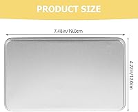 Vista 6 de Luxshiny Contenedores de comida 3 piezas, caja de almacenamiento de hojalata, caja de hojalata rectangular, contenedor de lata para dulces, tarro