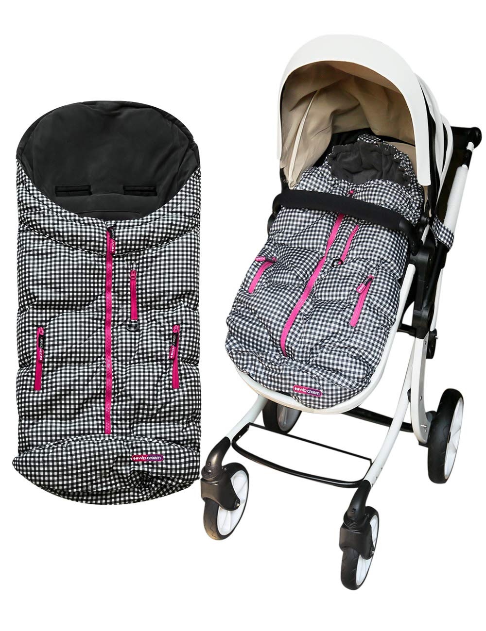 BGX Wipcream Waterproof Baby Stroller Sleeping Bag,Infant Wearable Stroller Blanket Winter Outdoor Tour Keeping Your Baby Warm,Gngm