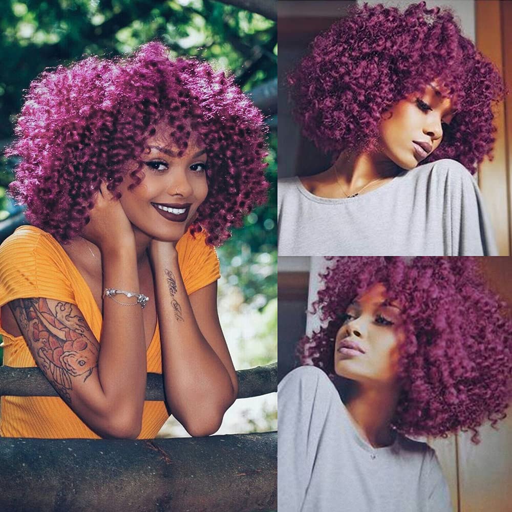 colored afro wigs