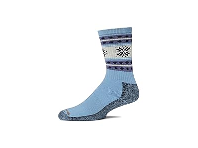 Smartwool Everyday Snowflake Dream Crew Socks Knee High Socks Shoes Serene Blue : MD (US Men