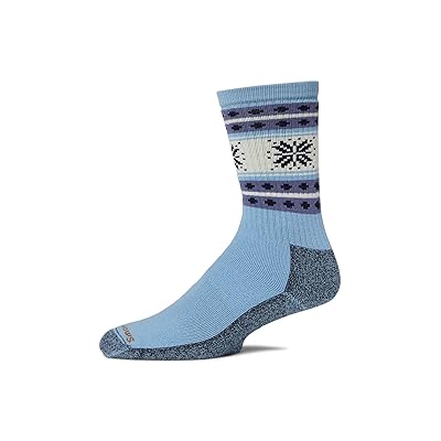 Smartwool Everyday Snowflake Dream Crew Socks Knee High Socks Shoes Serene Blue