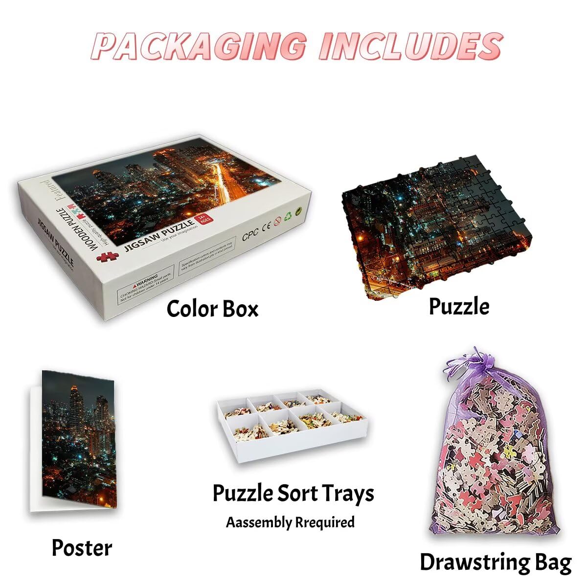 Puzzle 5000 Pezzi Paesaggi, Puzzle Citta per Adulti, Puzzles in Legno Intrattenimento Creativo, Divertimento, Puzzles Educativi Classici con Confezione di Alta Qualità Idea Regalo Donna Decor -3250