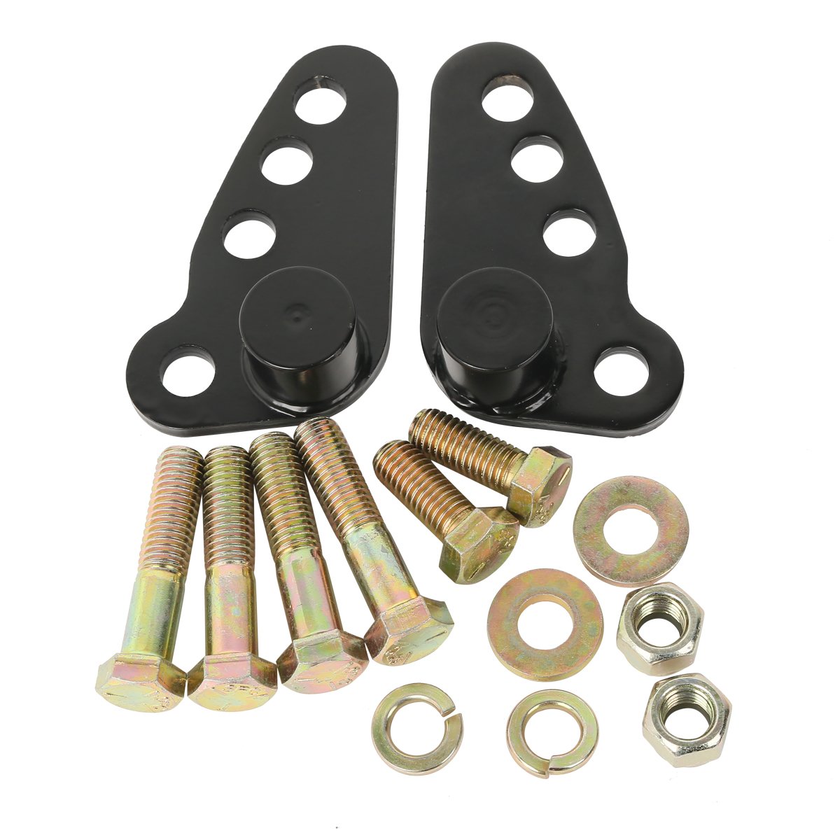 XMT-MOTO - Kit di Abbassamento Posteriore Regolabile 1-3 cm per Harley Davidson Touring Bikes/Street Glide/Electra Glide/Ultra/Road King Con Sella Rigida